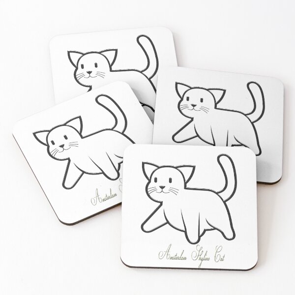 Item preview, Amsterdam Skyline Cat designed and sold by Tourtite.