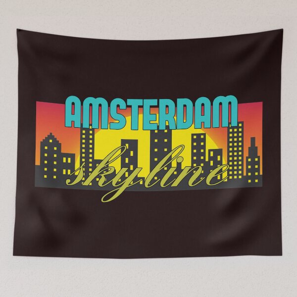 Item preview, Amsterdam Skyline designed and sold by QuotesDogma.