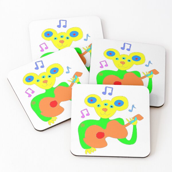 Item preview, Mouse playing guitar  designed and sold by (b)ananartista SBUFF.