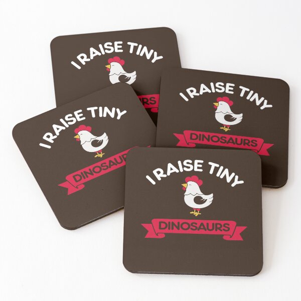 Item preview, I Raise Tiny Dinosaurs Chicken Coop Hen Rooster Chick Egg Farmer Funny Humorous Bird Lover  designed and sold by gkao.