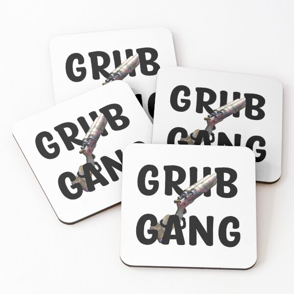 Item preview, Rust Grub double barrel shotgun gang funny  designed and sold by Th3 Merch.