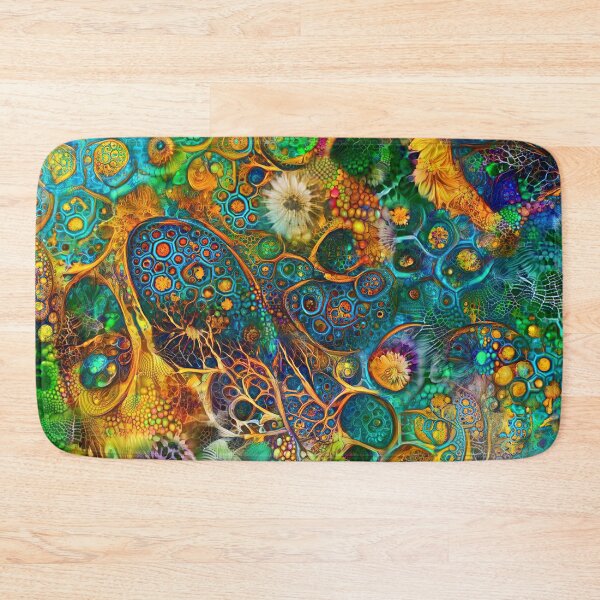 Item preview, Deepdream floral fractalize space abstraction designed and sold by blackhalt.