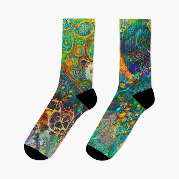 Item preview, Deepdream floral fractalize space abstraction designed and sold by blackhalt.