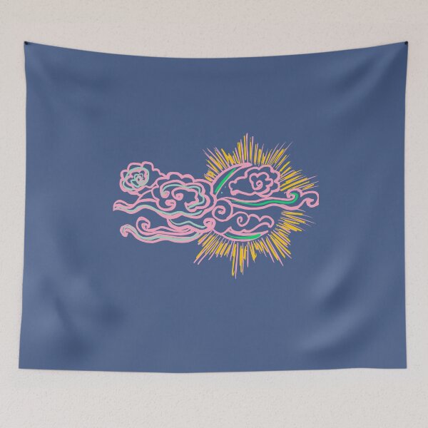 Item preview, Electric sunset (dusky blue) designed and sold by Attenborough_Fan.