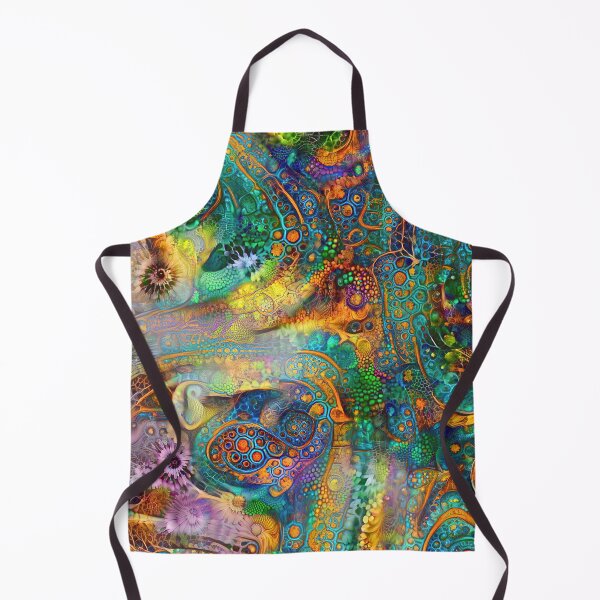 Item preview, Deepdream floral fractalize space abstraction designed and sold by blackhalt.