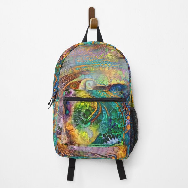 Item preview, Deepdream floral fractalize space abstraction designed and sold by blackhalt.