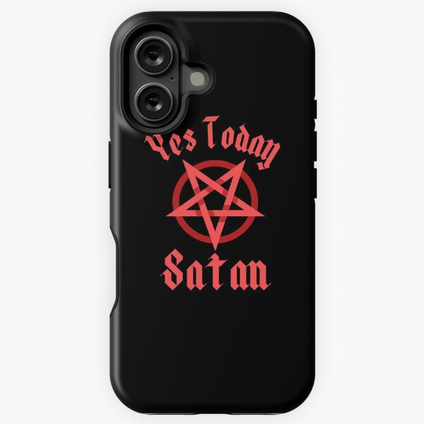 Item preview, Yes Today Satan Black Comedy Quote  designed and sold by Sutra-Lotus-Co.
