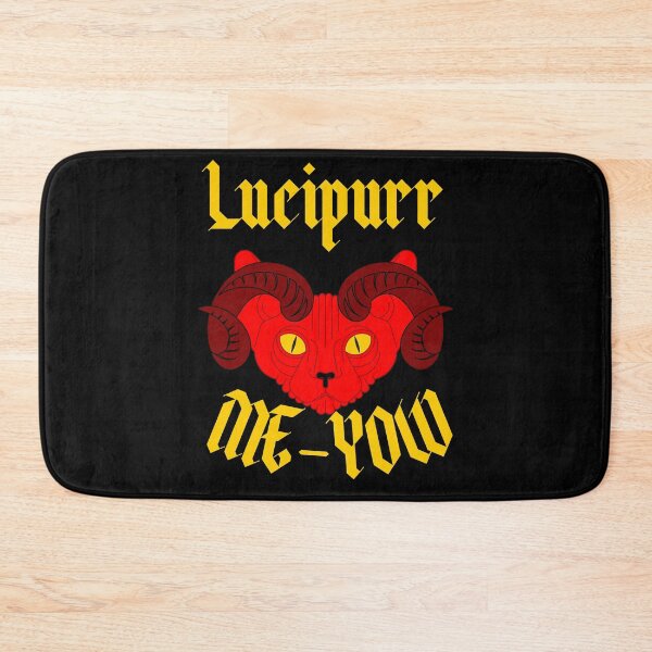 Item preview, Lucipurr Me-Yow BLack Humor Joke designed and sold by Sutra-Lotus-Co.