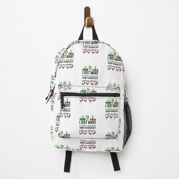 Item preview, I Just Want To Work In My Garden And Hangout With My Chickens designed and sold by Xrizen Designs.