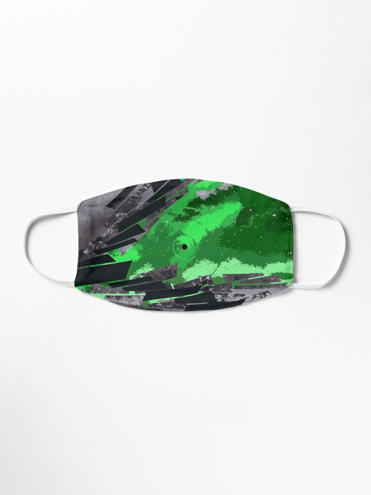Alternate view of Hope in Green - Vinyl Record Art Mask