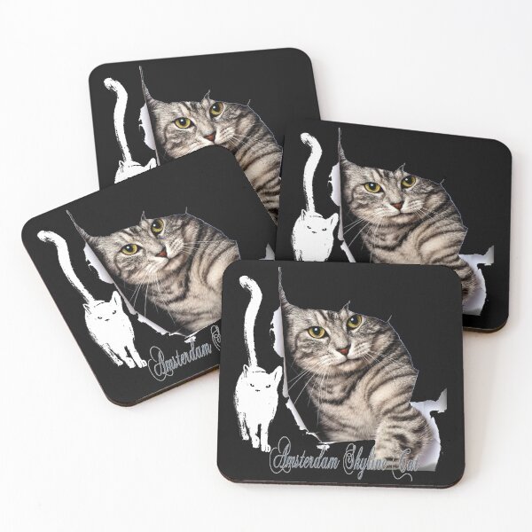 Item preview, Amsterdam Skyline Cat designed and sold by Tourtite.