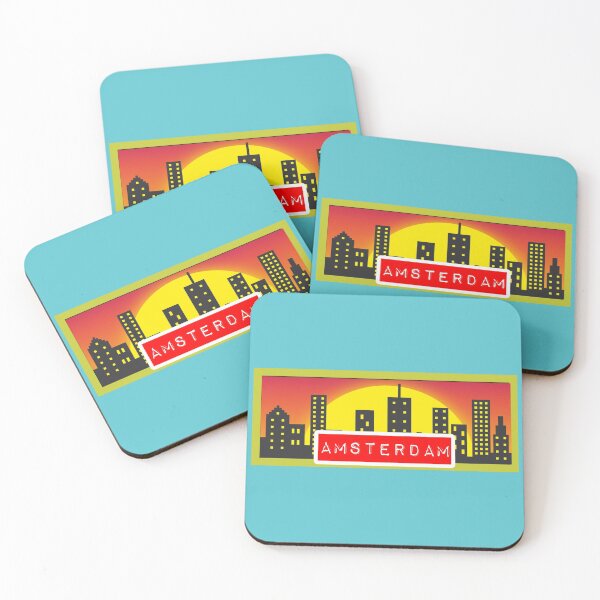 Item preview, Amsterdam Skyline designed and sold by QuotesDogma.