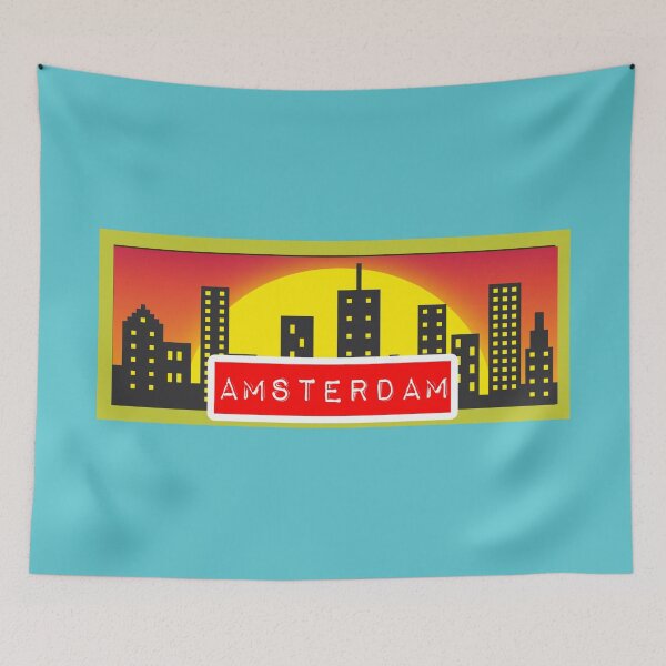 Item preview, Amsterdam Skyline designed and sold by QuotesDogma.