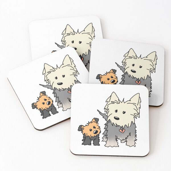 Item preview, Two Yorkies designed and sold by vdf11.