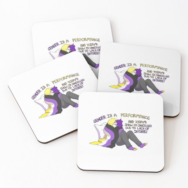 Item preview, GENDER IS A CANCELLED PERFORMANCE NONBINARY PRIDE designed and sold by galaxia-prince.