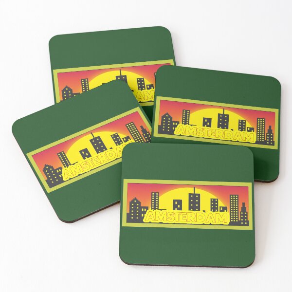 Item preview, Amsterdam Skyline designed and sold by QuotesDogma.