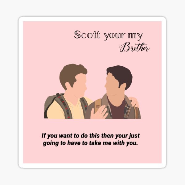 Stiles And Scott Sticker By Emily Choudx Redbubble 