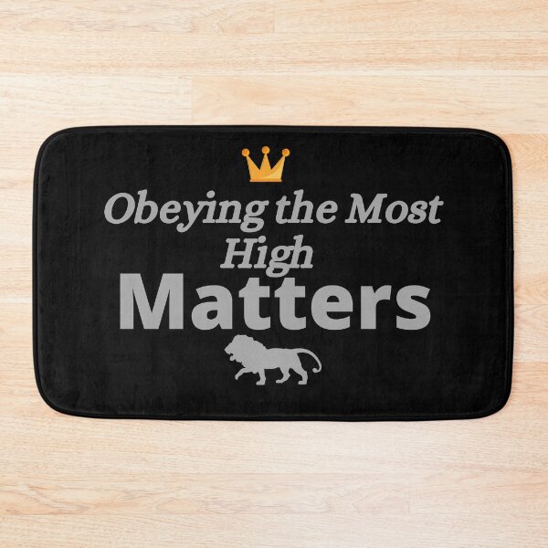 Item preview, Obeying The Most High Matters with Crown and Lion designed and sold by DaughterofYah.