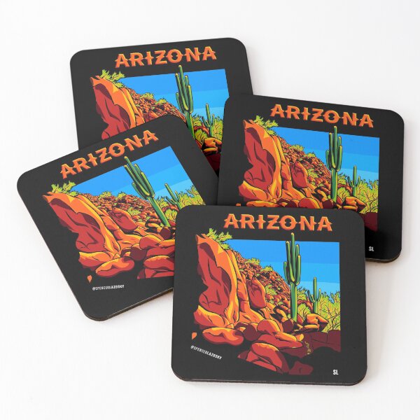 Item preview, State of Arizona desert Illustration designed and sold by spencerlazosky.