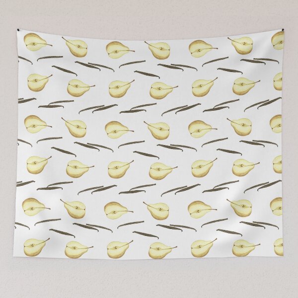 Item preview, Pears and vanilla pods designed and sold by Flowersforbear.