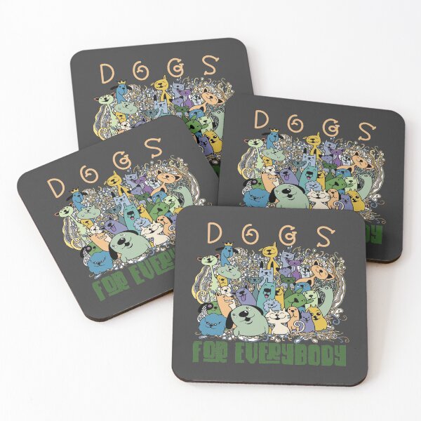 Item preview, Cute and funny Dogs for everybody print designed and sold by Mande Arts.