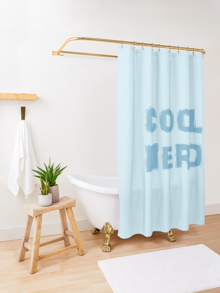 "Cool Nerd" Shower Curtain for Sale by laughoutloud Redbubble
