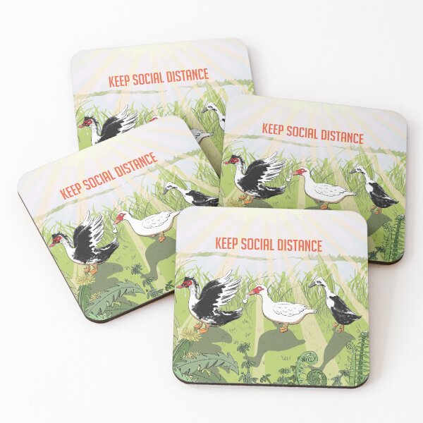 Item preview, Funny Duck Keep Social Distance designed and sold by Jenyangartist.