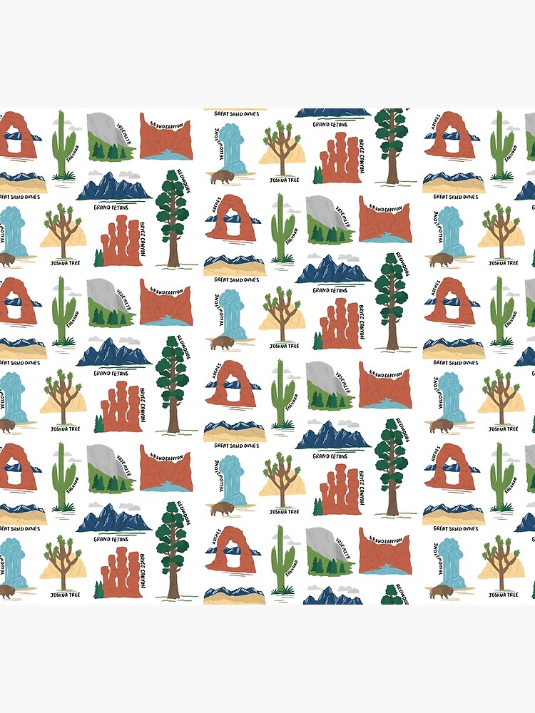 Discover National Parks Print (2.0) Socks