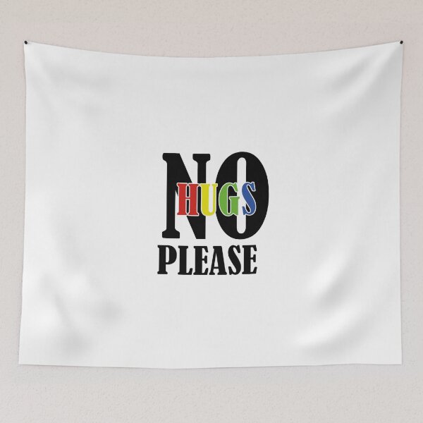 Item preview, No hugs please designed and sold by Alvarenga-art.