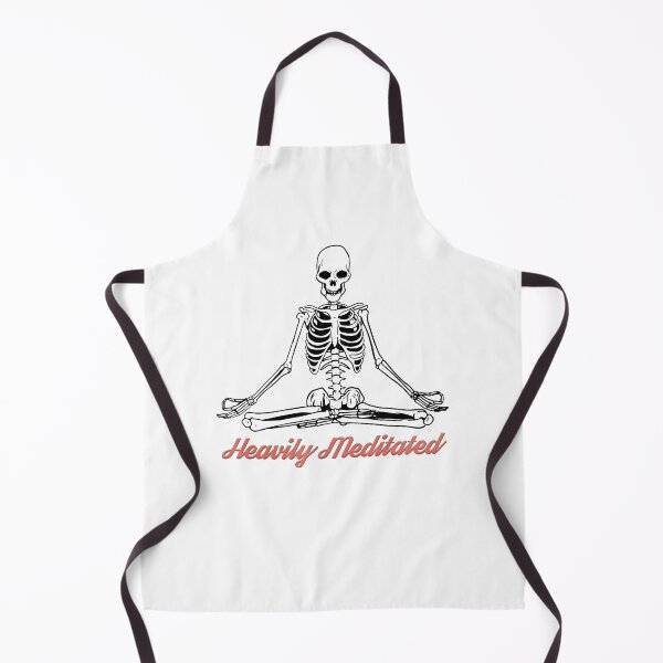 Item preview, Heavily Meditated - Funny Yoga Skeleton designed and sold by angus77ok.