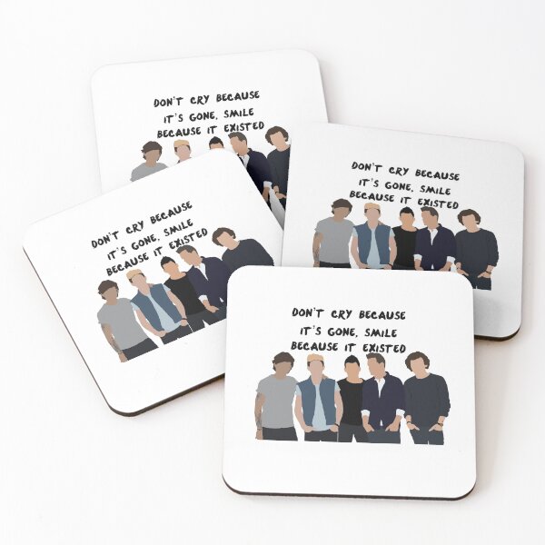 Item preview, 1D - “don’t cry because it’s gone, smile because it existed” designed and sold by DesignsByJaz.
