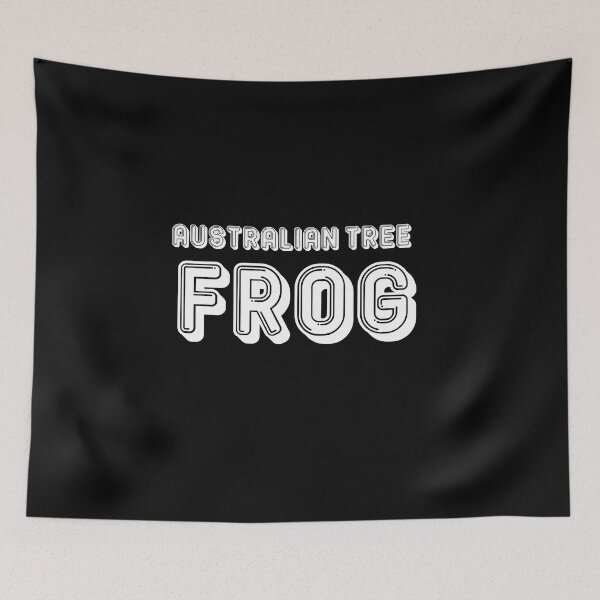Item preview, Australian Tree Frog Black  designed and sold by DamaliePierre.