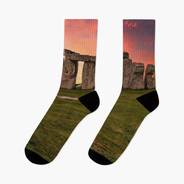 Item preview, Stonehenge Sunset Ancient Rock Landmark England designed and sold by WichitaClothing.