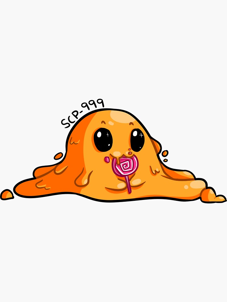 SCP-999 brings me so much joy. (Original artwork by me, I'm making them  into stickers and would like some pointers as they'll be my first stickers  and the first SCP I've ever