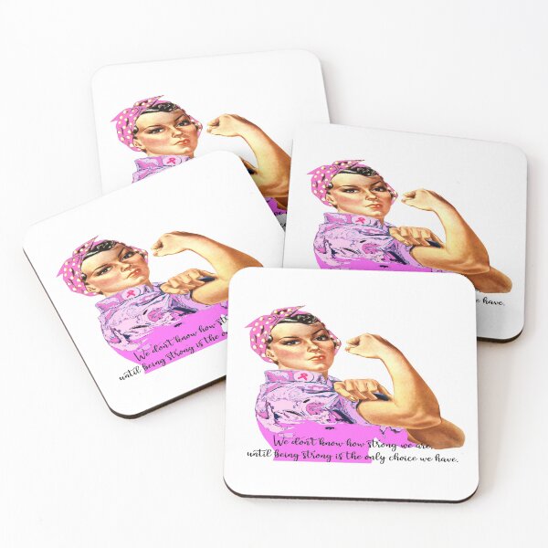 Item preview, Rosie The Riveter Breast Cancer Awareness  designed and sold by handsoftime2020.