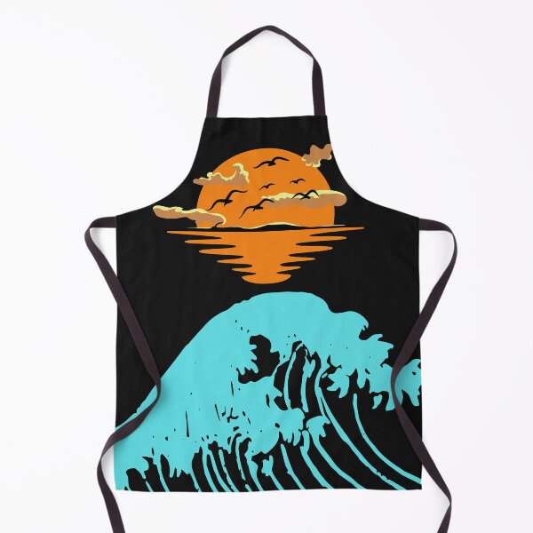 Item preview, Seagulls at the sunset beach waves designed and sold by Arlooz Tees.