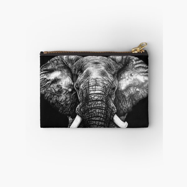 Item preview, Biro Elephant Portrait designed and sold by laradanbyart.