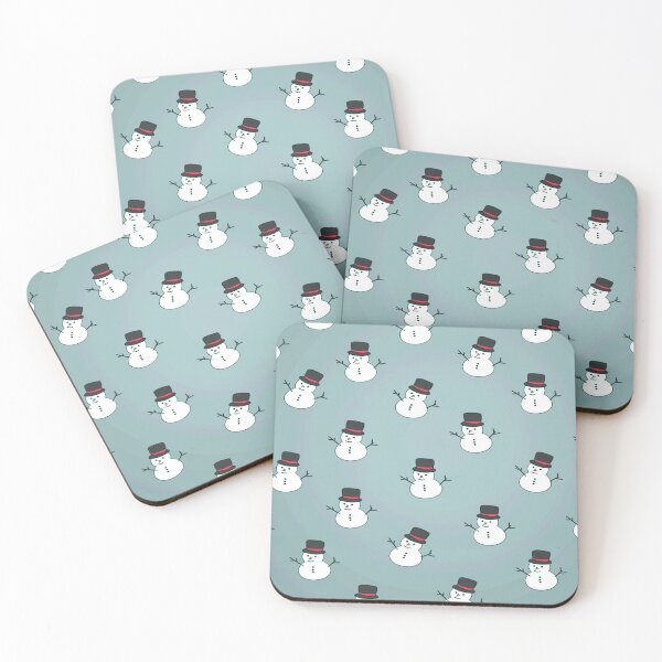 Item preview, White Christmas Snowman Pattern designed and sold by Fashimation20.