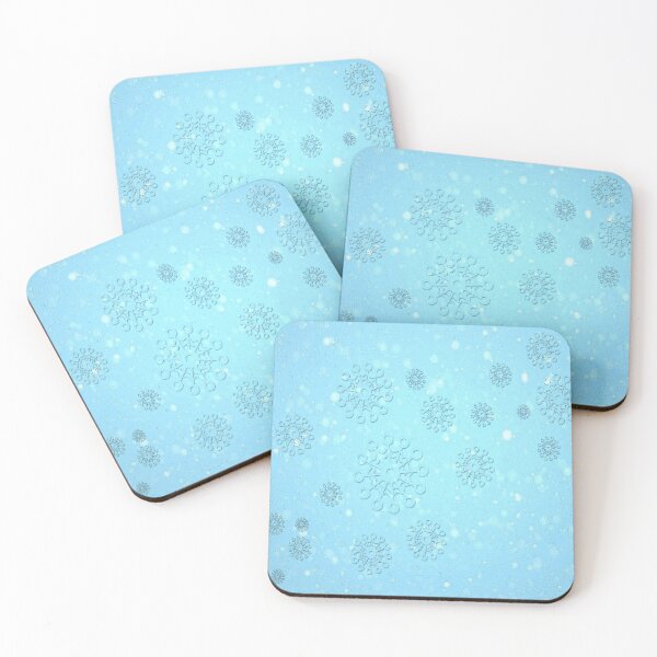 Item preview, Blue Christmas Snowflakes designed and sold by Fashimation20.