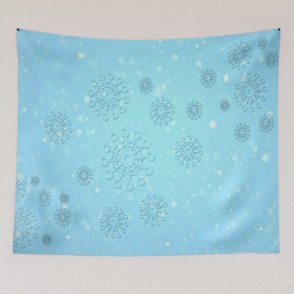 Item preview, Blue Christmas Snowflakes designed and sold by Fashimation20.