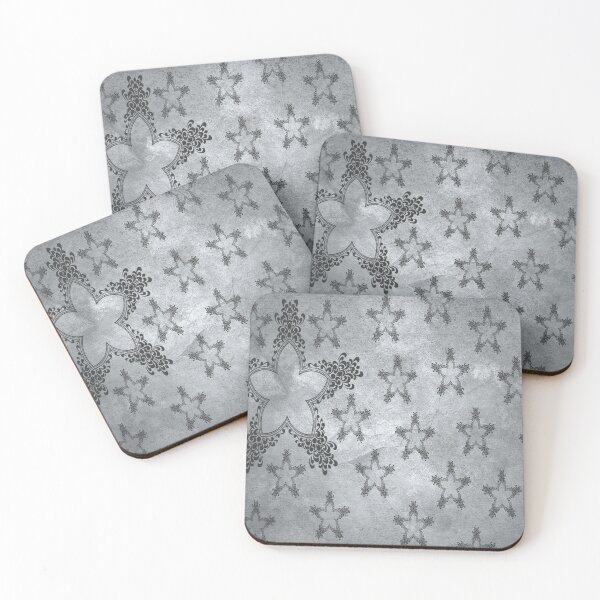 Item preview, Grey Christmas Star Pattern designed and sold by Fashimation20.