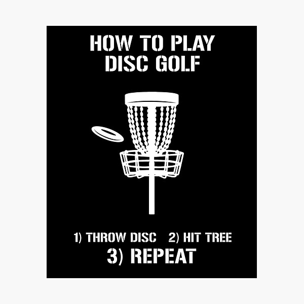 Item preview, How To Play Disc Golf designed and sold by JBDeszigns.