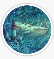 Moonlit Sea Sticker