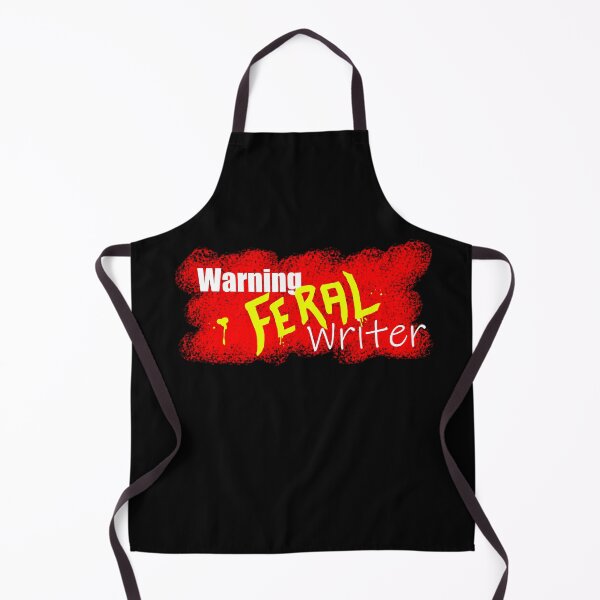 Item preview, Warning Feral Writer designed and sold by Julian Greystoke.