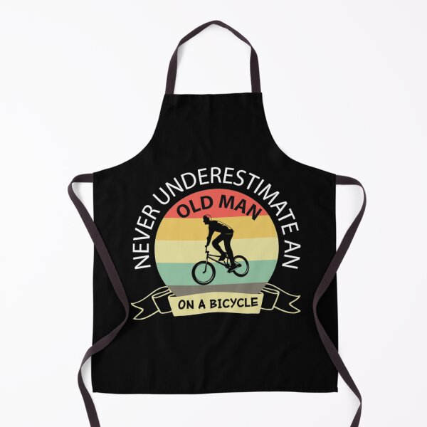 Item preview, Never Underestimate An Old Man On A Bicycle designed and sold by AylinGraves.