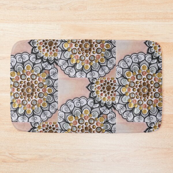Item preview, Dynamic Metallic Dots, Mandala Zendala designed and sold by ACarlo.