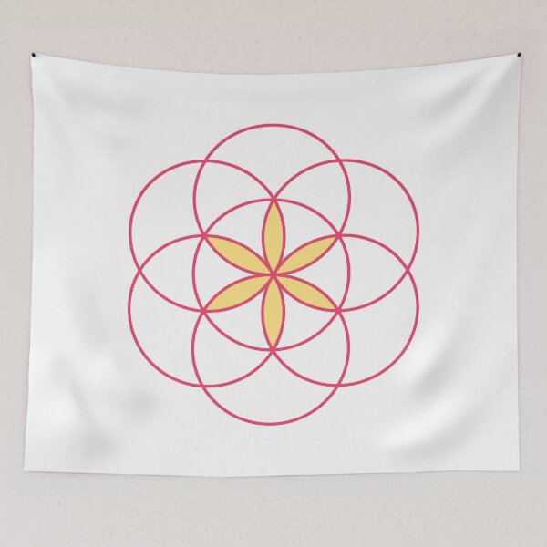 Item preview, Seed of Life (Red and Yellow) designed and sold by squishyrainbow.