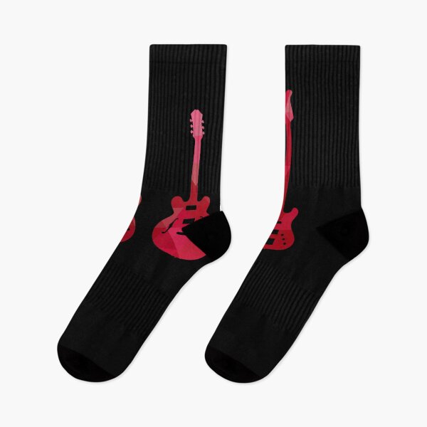 Item preview, Abstract Geometric Red Rock n Roll Electric Guitars designed and sold by findot.