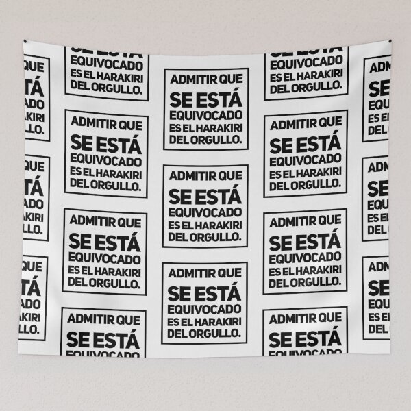 Item preview, Admitir que se esta equivocado es el... designed and sold by Elena's Shop.
