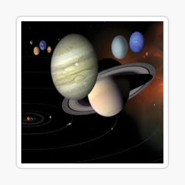 Solar System Sticker